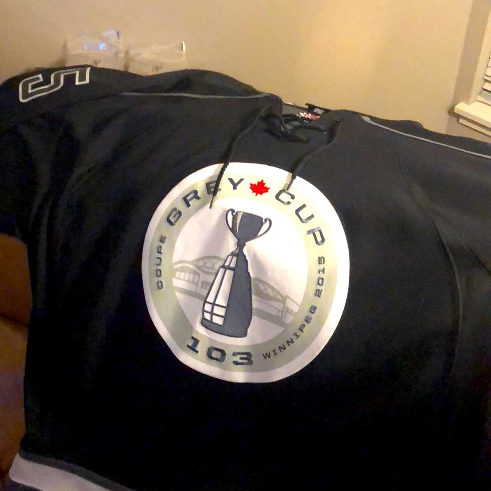 2015 CFL Grey Cup Hockey Jersey Size:XL Reebok